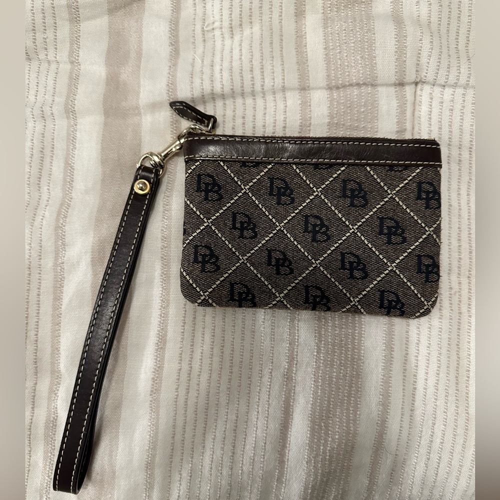Dooney & Bourke monogram wristlet